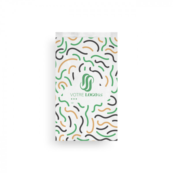 Manga pastelera de papel personalizada (1/2) 12 + 5 x 25 cm - Impresión en hasta 3 colores