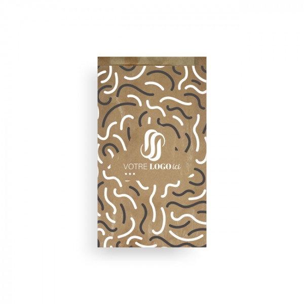 Manga pastelera de papel personalizada (1/2) 12 + 5 x 25 cm - Impresión en hasta 3 colores