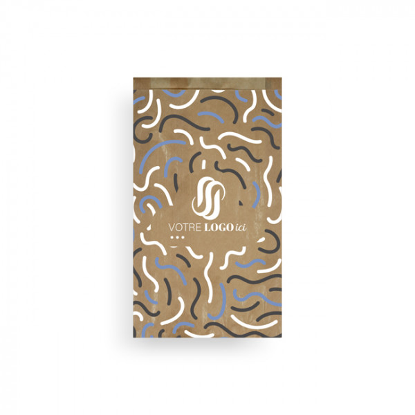 Manga pastelera de papel personalizada (1/2) 12 + 5 x 25 cm - Impresión en hasta 3 colores