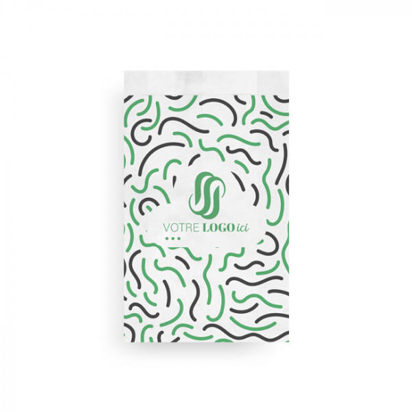 Manga pastelera de papel personalizada (3/4) 14 + 6 x 28 cm - Impresión en hasta 3 colores