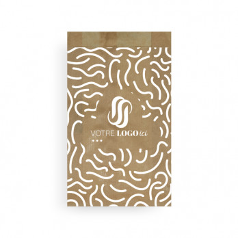 Manga pastelera 5-6 personalizada en papel de 19 + 6 x 34 cm - Impresión en hasta 3 colores