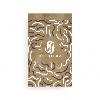 Manga pastelera 5-6 personalizada en papel de 19 + 6 x 34 cm - Impresión en hasta 3 colores