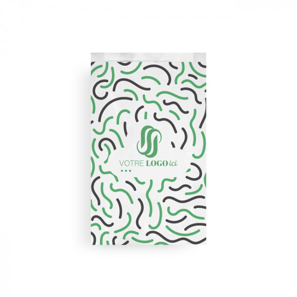 Bolsa de papel brioche personalizada 24 + 7 x 36 cm - Impresión en hasta 3 colores