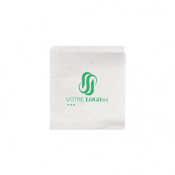 Bolsa de pan bagnat personalizada en papel 16 x 16,5 cm - Impresión hasta en 2 colores