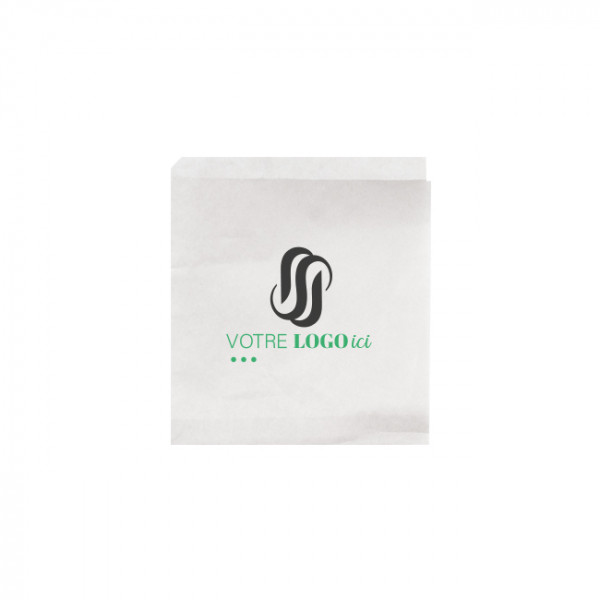 Bolsa de pan bagnat personalizada en papel 16 x 16,5 cm - Impresión hasta en 2 colores