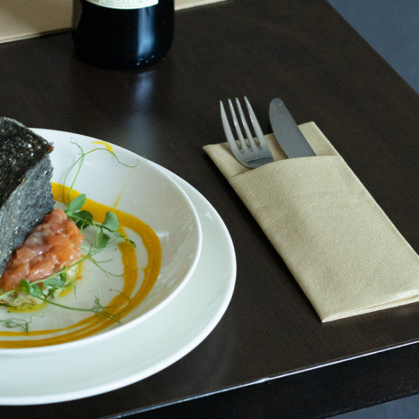 Toalla suave no tejida kraft/beige