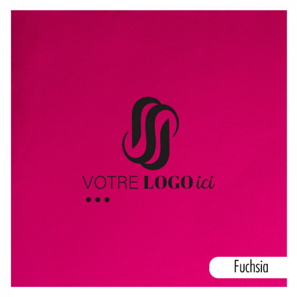 Servilleta personalizada en papel polar a elegir entre 14 colores 40 x 40 - Impresión a 1 ó 2 tintas