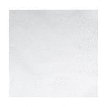 Servilletas de papel blancas de 2 capas 30 x 30