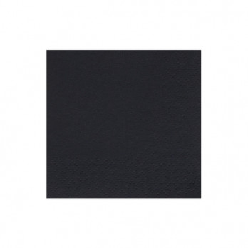 Servilletas de papel negra de 2 capas 20 x 20