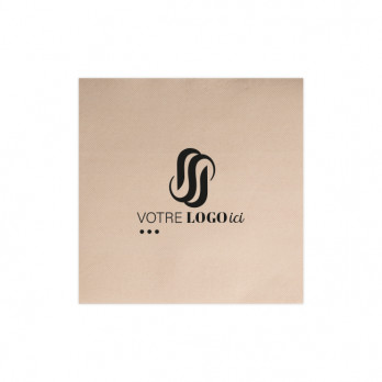 Servilleta personalizada en punto doble kraft 20 x 20 - Impresión a 1 ó 2 tintas
