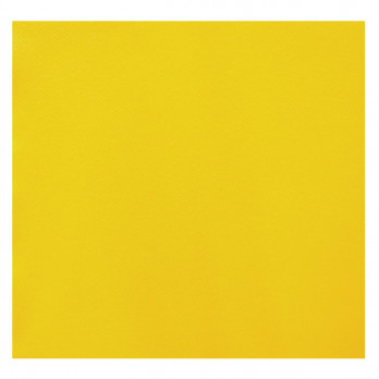 Toalla de tacto suave con aspecto de tela, amarilla, 40 x 40
