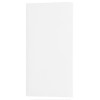 Toalla blanca de tacto suave, con aspecto de tela, con pliegue tipo canguro, 40 x 40