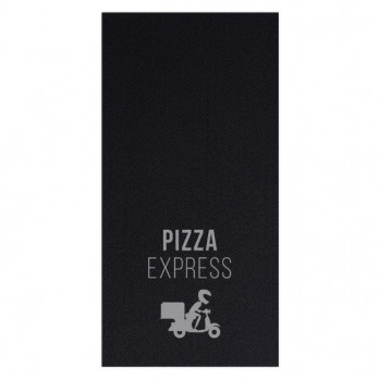 Servilletas personalizadas de doble punto negro 30 x 40 - Plegado americano - Impresión en 1 ó 2 colores