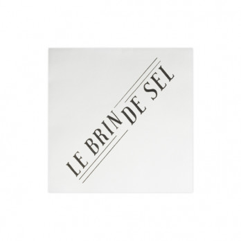 Servilleta de aspecto tisú suave blanca personalizada 20 x 20 - Impresión a 1 ó 2 colores