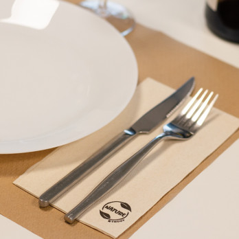 Servilleta de doble punto kraft plegue americano- 30 x 40