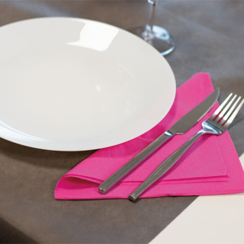 Toalla de papel rosa fucsia 40 x 40