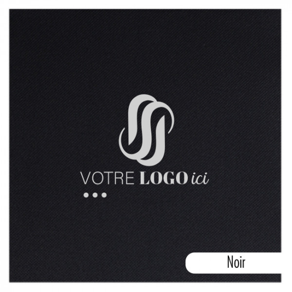 Servilleta personalizada en papel polar a elegir entre 14 colores 40 x 40 - Impresión a 1 ó 2 tintas