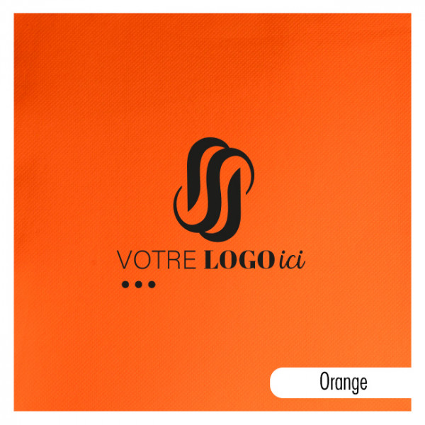 Servilleta personalizada en papel polar a elegir entre 14 colores 40 x 40 - Impresión a 1 ó 2 tintas