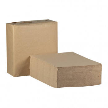 Servilleta de papel doble punto color kraft 40 x 40